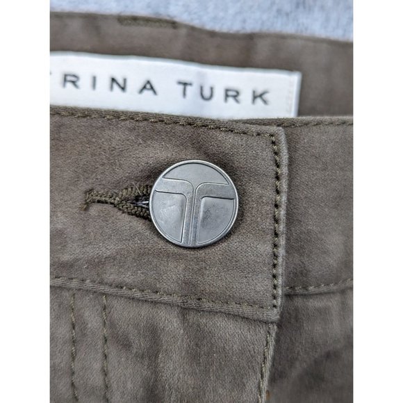 Trina Turk Jeggings Size 2 Skinny Country Western Coastal Cowgirl Equestrian - Picture 4 of 13